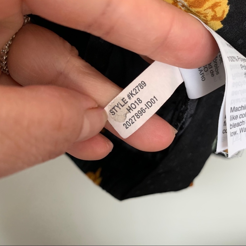 Madewell Bubble Sleeve Wrap Floret Blouse - Picture 8 of 9